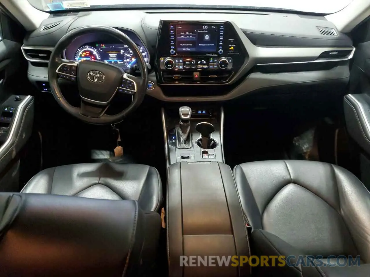 8 fotografías del automóvil dañado 5TDGBRCH5NS073027 TOYOTA HIGHLANDER 2022