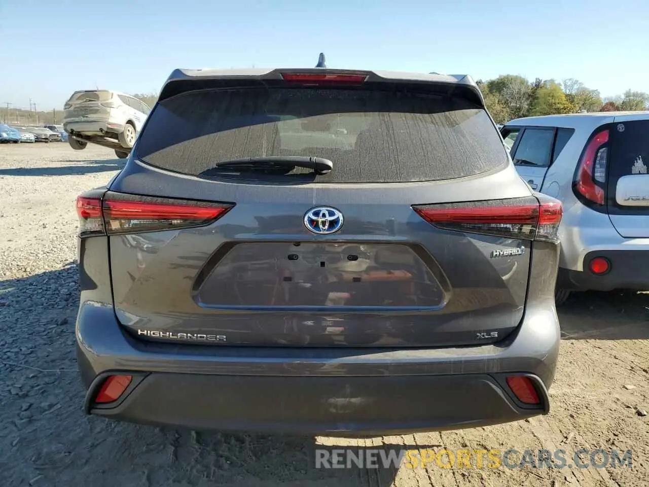 6 fotografías del automóvil dañado 5TDGBRCH5NS549213 TOYOTA HIGHLANDER 2022