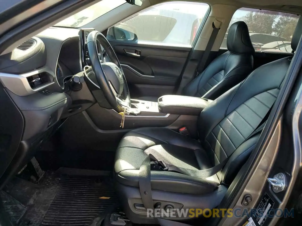 7 fotografías del automóvil dañado 5TDGBRCH5NS549213 TOYOTA HIGHLANDER 2022