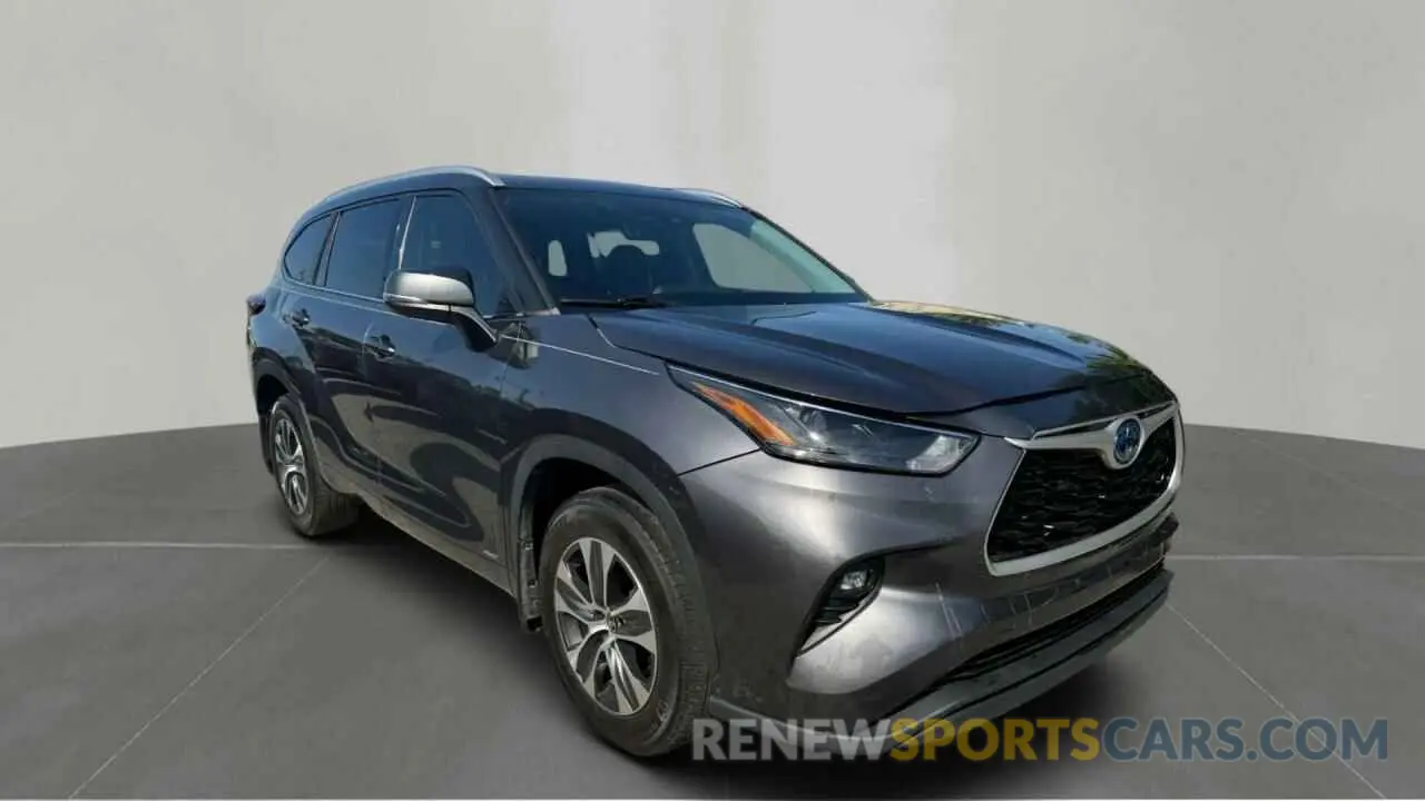 1 fotografías del automóvil dañado 5TDGBRCH6NS545588 TOYOTA HIGHLANDER 2022