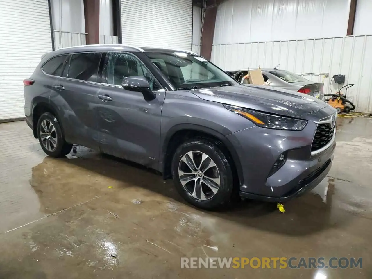 4 fotografías del automóvil dañado 5TDGBRCH7NS544207 TOYOTA HIGHLANDER 2022