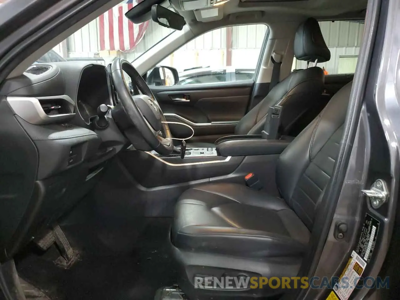 7 fotografías del automóvil dañado 5TDGBRCH7NS544207 TOYOTA HIGHLANDER 2022