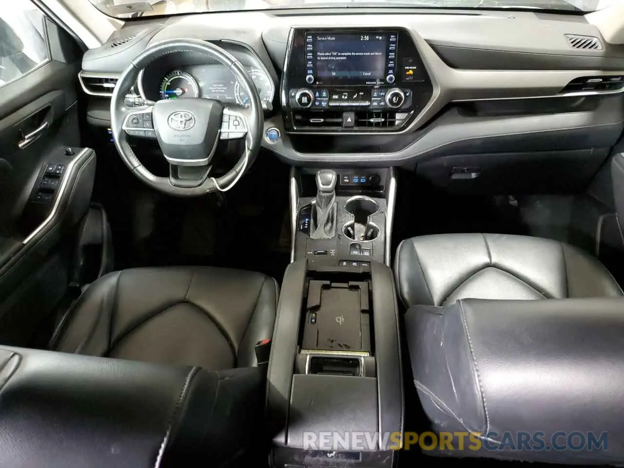 8 fotografías del automóvil dañado 5TDGBRCH7NS544207 TOYOTA HIGHLANDER 2022