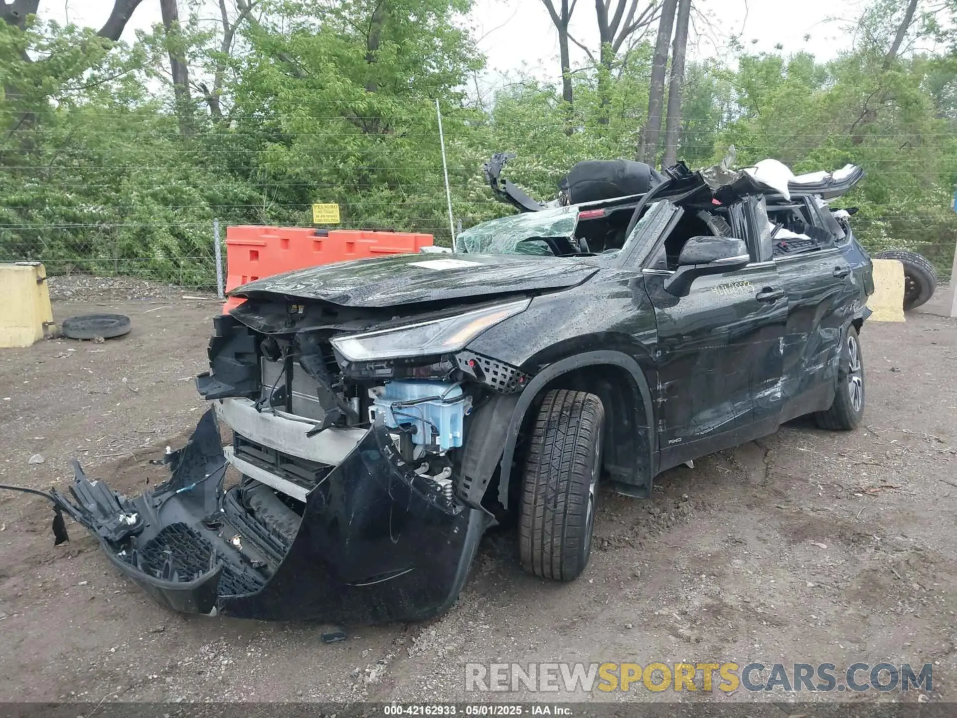 6 fotografías del automóvil dañado 5TDGBRCH9NS542488 TOYOTA HIGHLANDER 2022