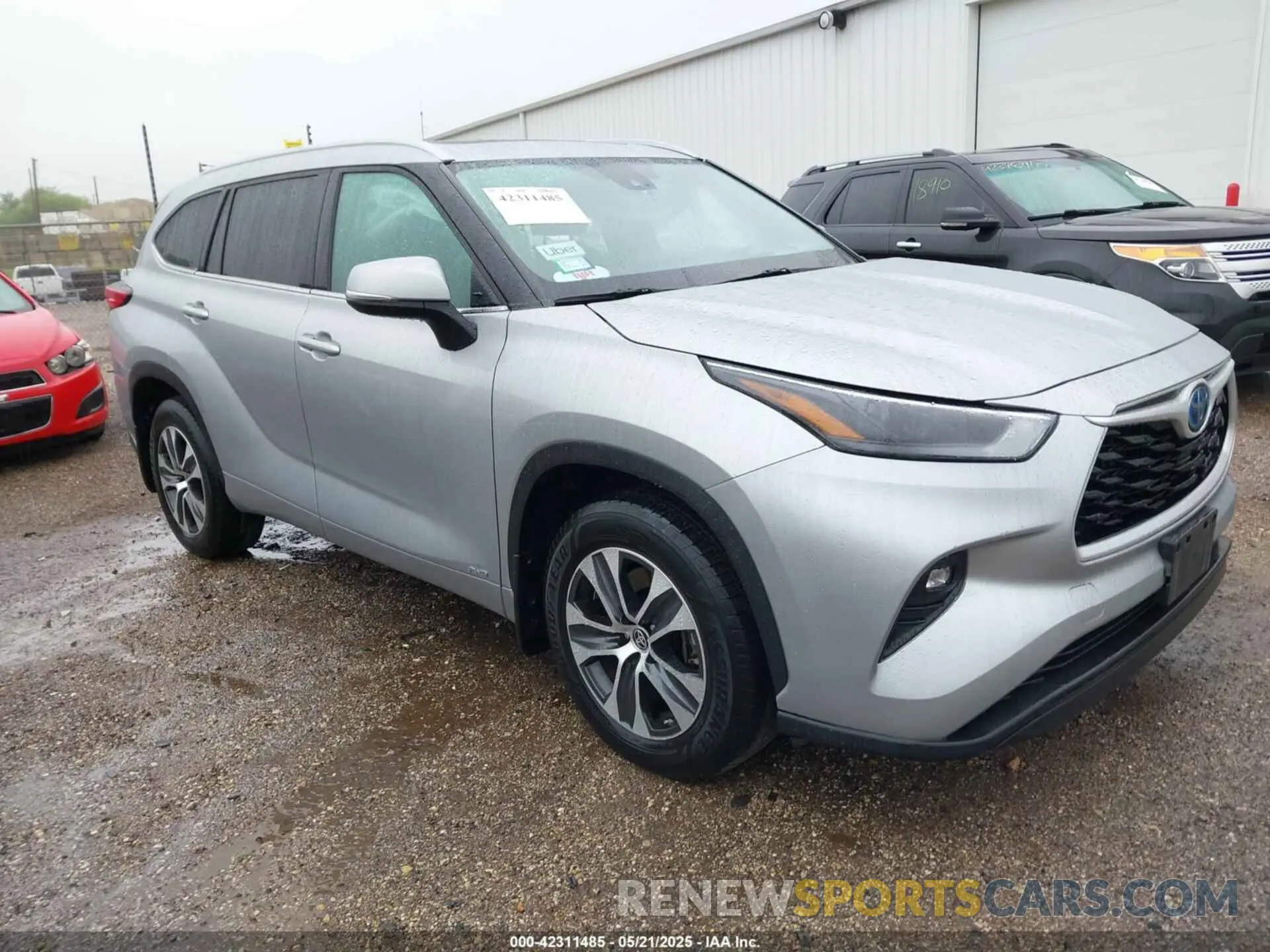 1 fotografías del automóvil dañado 5TDGBRCH9NS545990 TOYOTA HIGHLANDER 2022