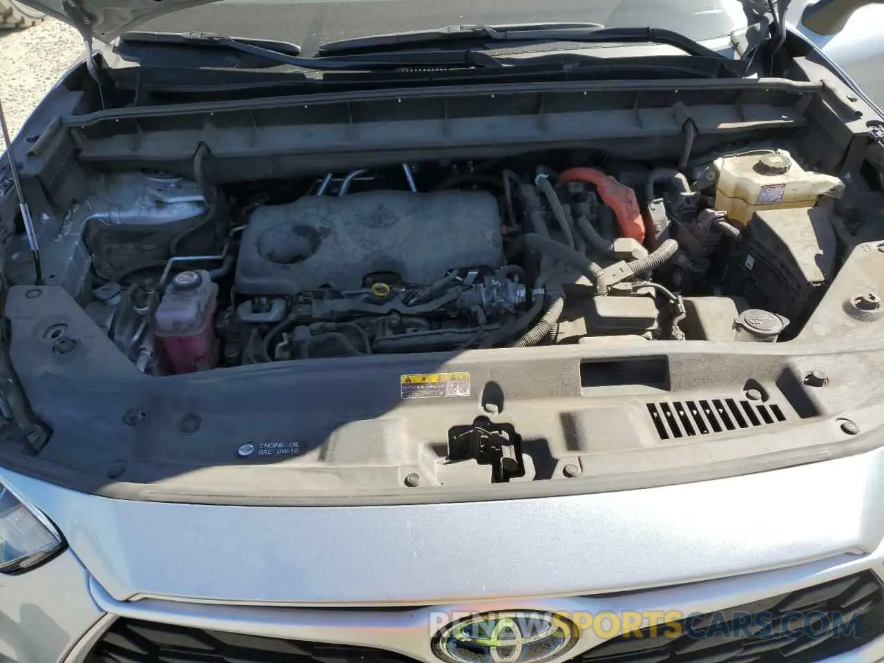 12 fotografías del automóvil dañado 5TDGBRCHXNS543049 TOYOTA HIGHLANDER 2022