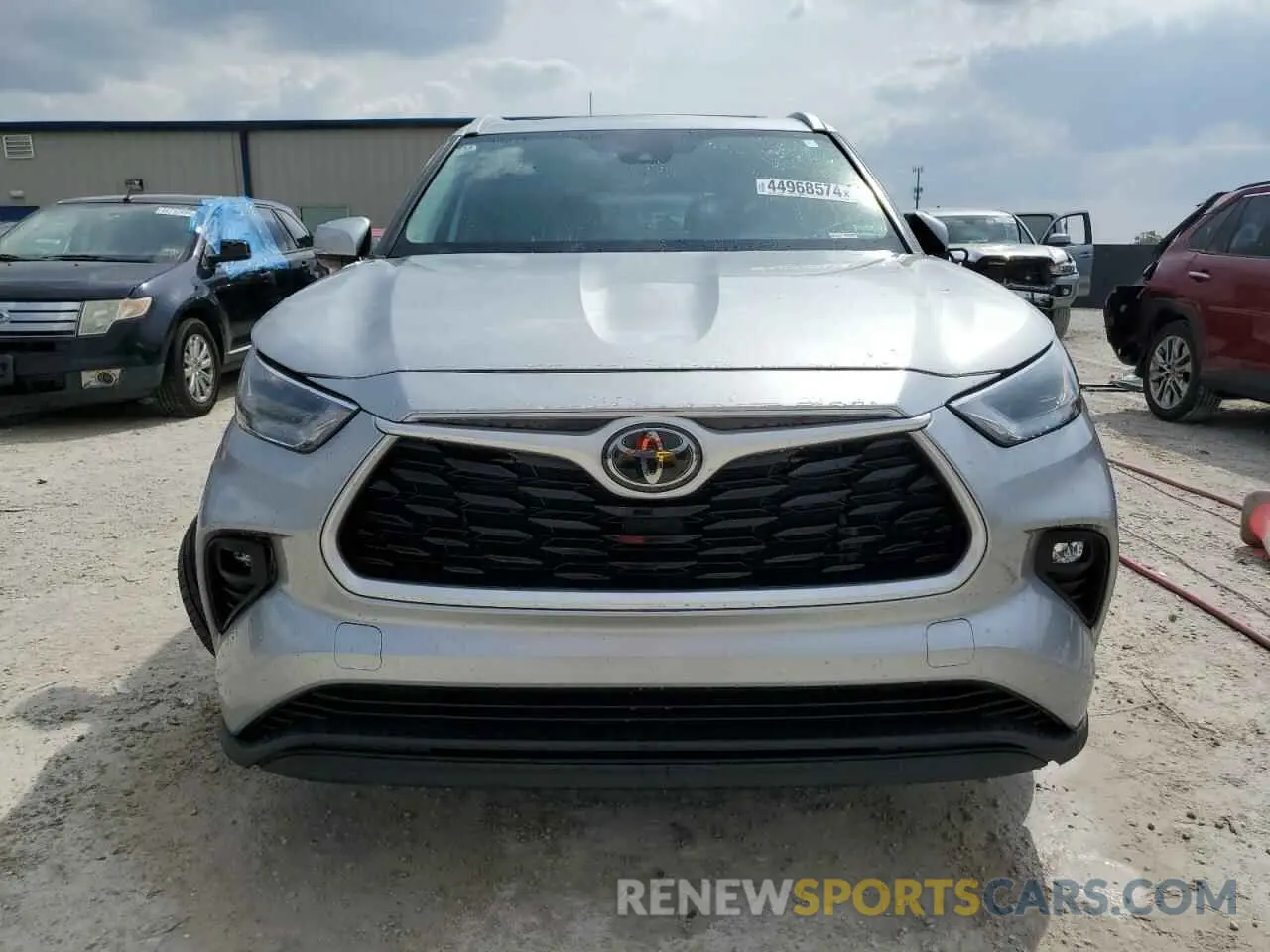 5 fotografías del automóvil dañado 5TDGZRAH0NS098223 TOYOTA HIGHLANDER 2022