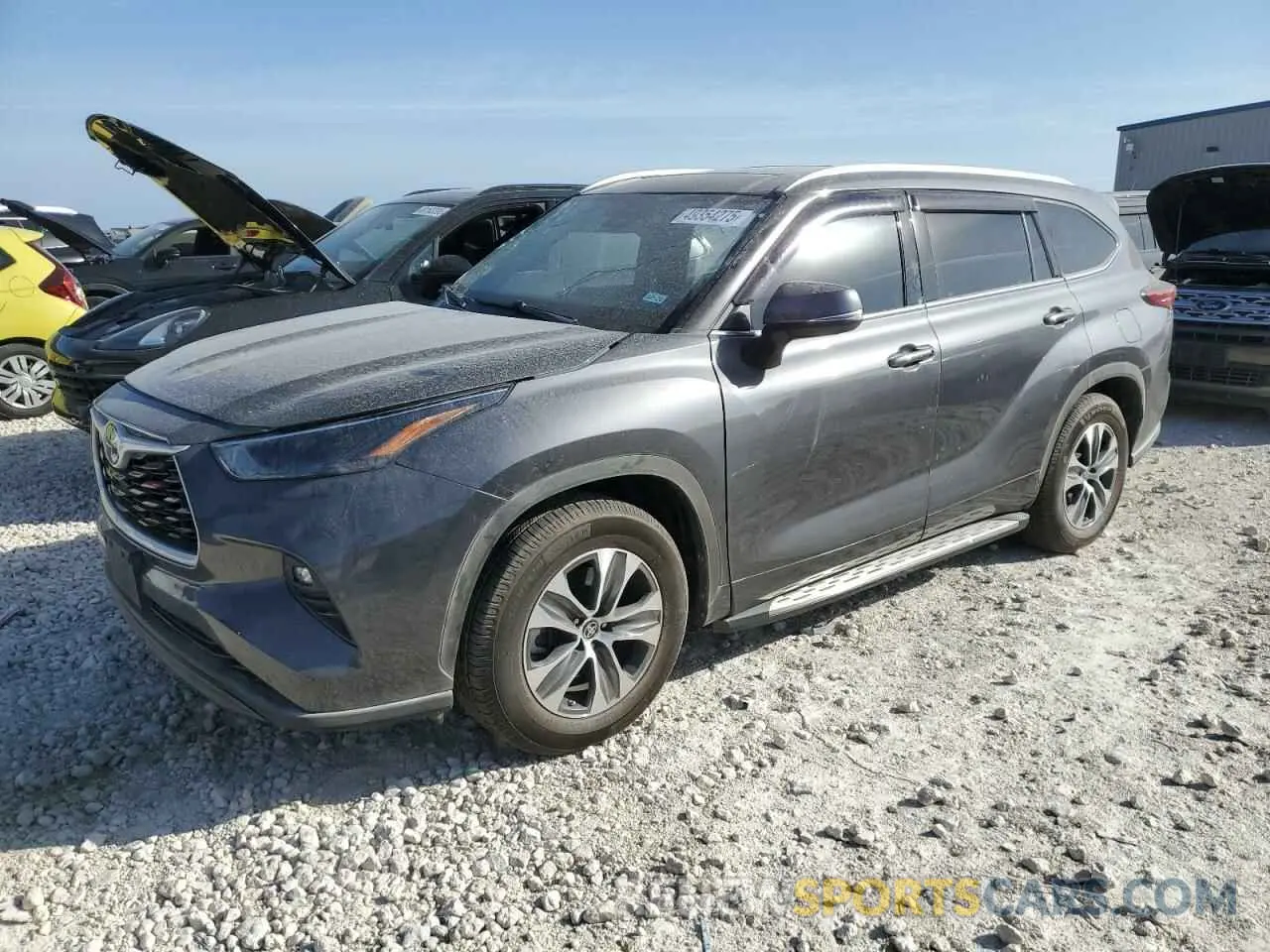 1 fotografías del automóvil dañado 5TDGZRAH2NS546672 TOYOTA HIGHLANDER 2022
