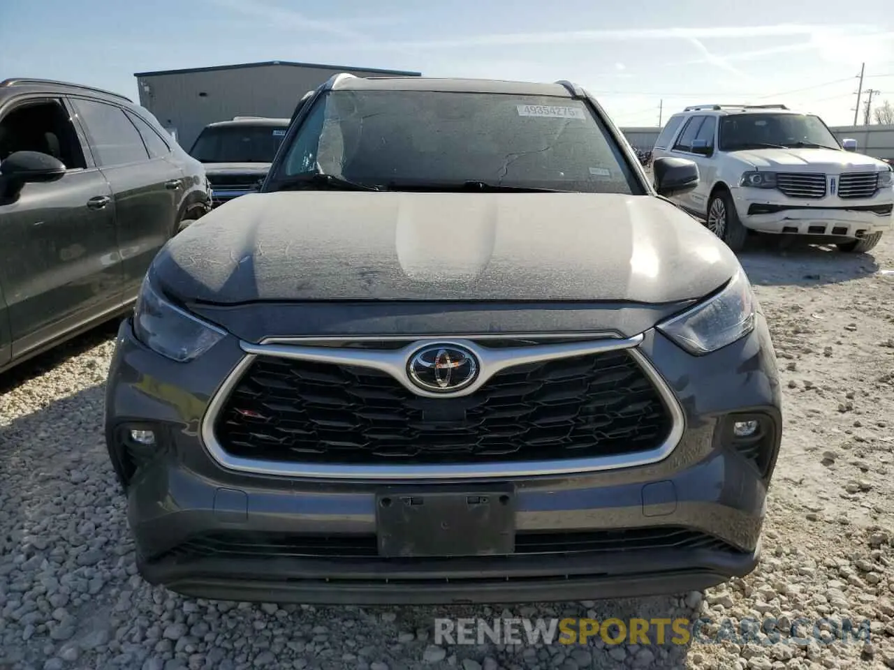 5 fotografías del automóvil dañado 5TDGZRAH2NS546672 TOYOTA HIGHLANDER 2022