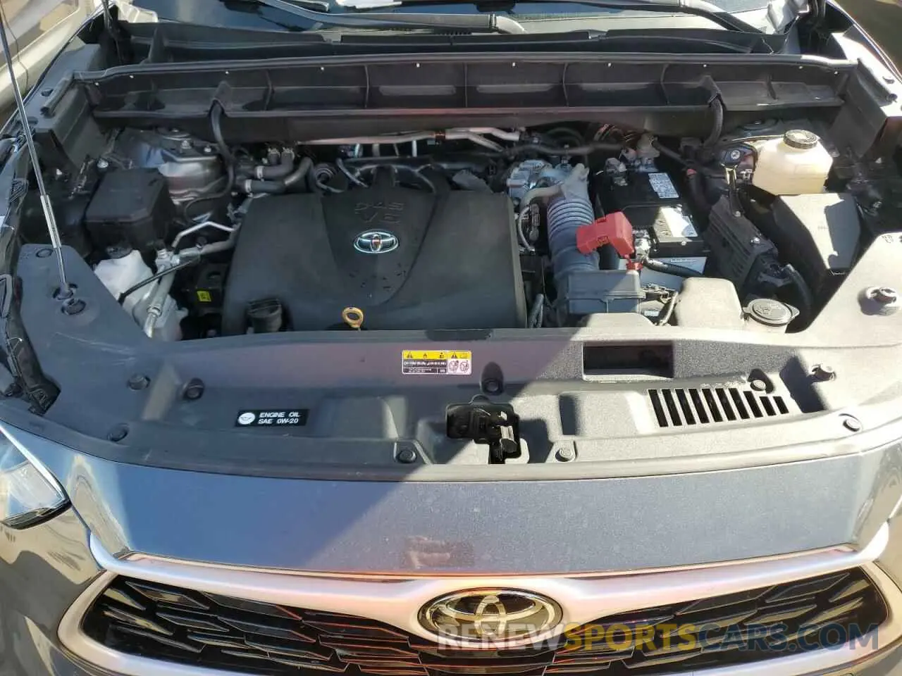 12 fotografías del automóvil dañado 5TDGZRAH2NS552293 TOYOTA HIGHLANDER 2022