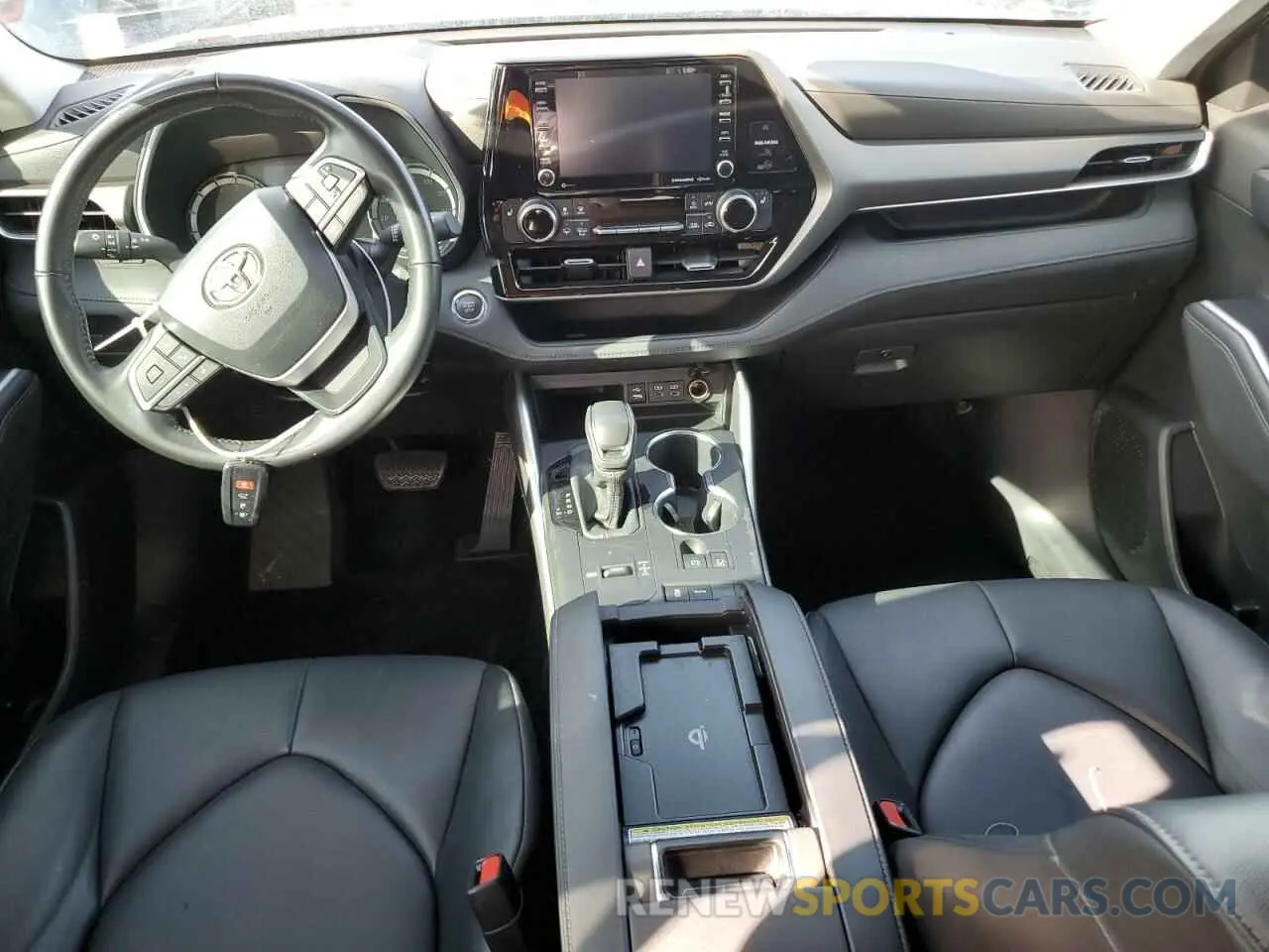 8 fotografías del automóvil dañado 5TDGZRAH2NS552293 TOYOTA HIGHLANDER 2022