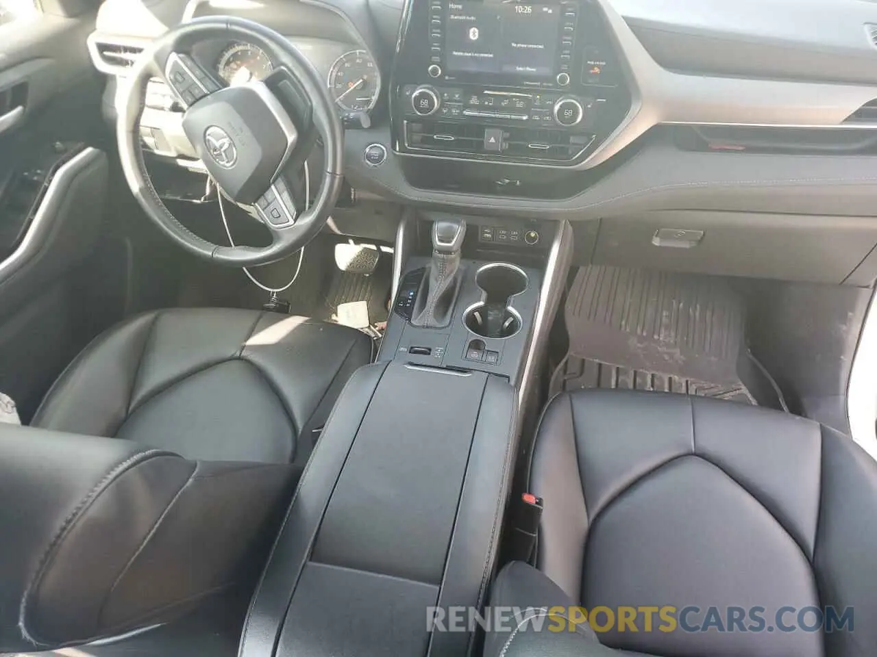 8 fotografías del automóvil dañado 5TDGZRAH2NS559969 TOYOTA HIGHLANDER 2022