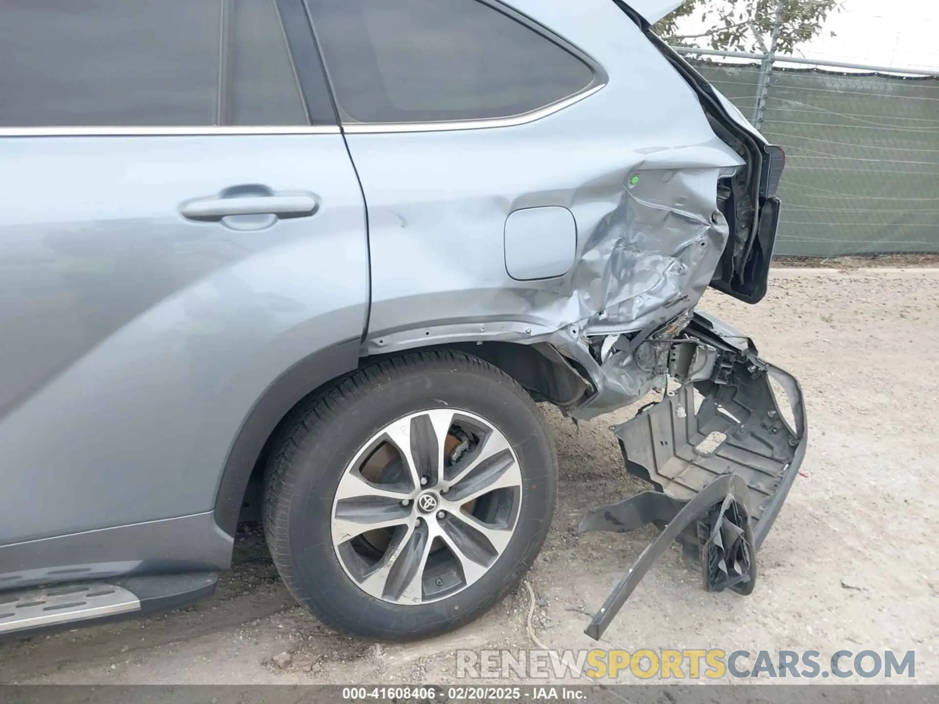 6 fotografías del automóvil dañado 5TDGZRAH3NS124295 TOYOTA HIGHLANDER 2022