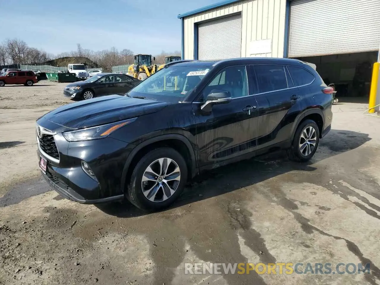 1 fotografías del automóvil dañado 5TDGZRAH4NS120434 TOYOTA HIGHLANDER 2022