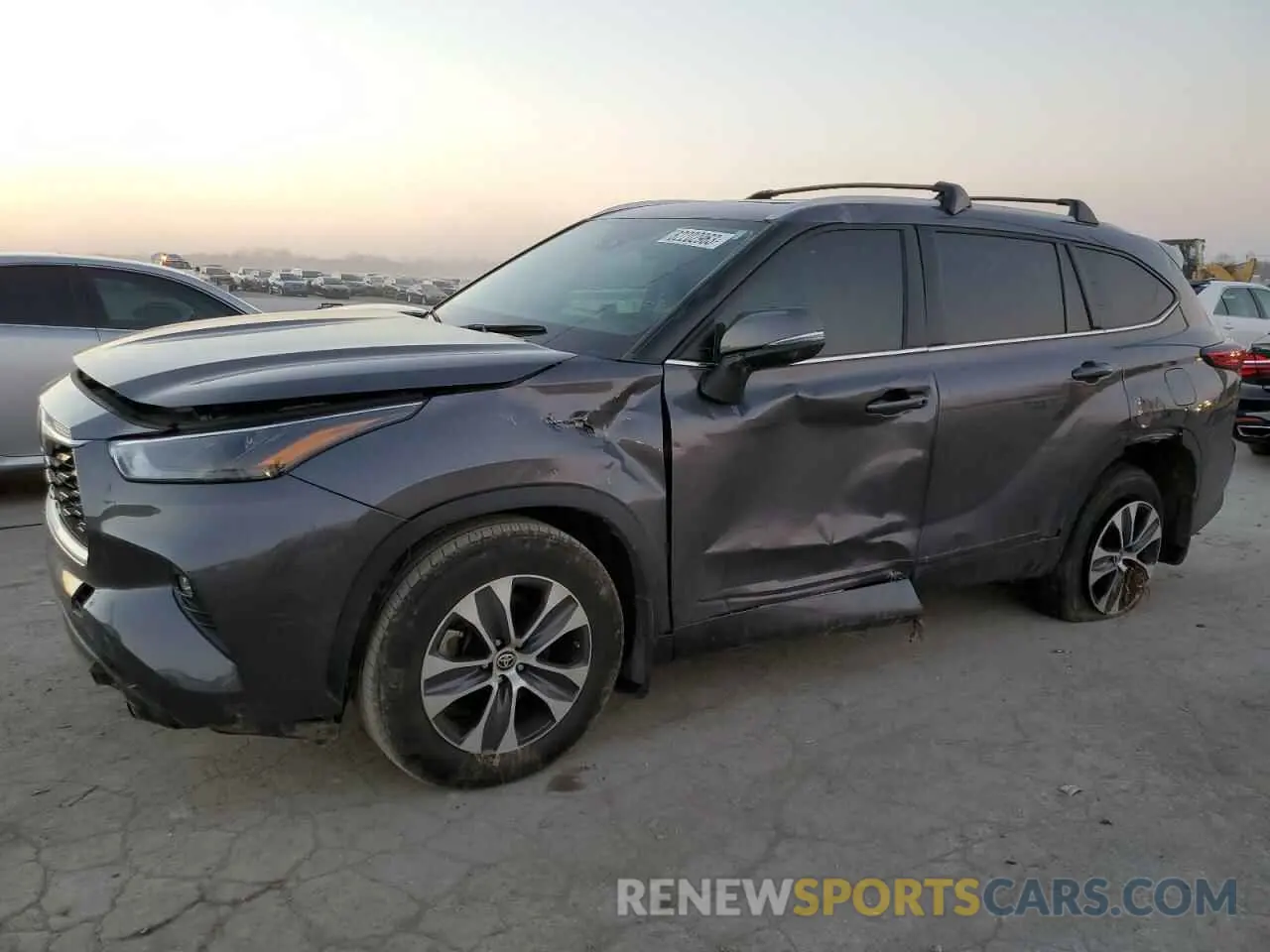 1 fotografías del automóvil dañado 5TDGZRAH4NS543448 TOYOTA HIGHLANDER 2022