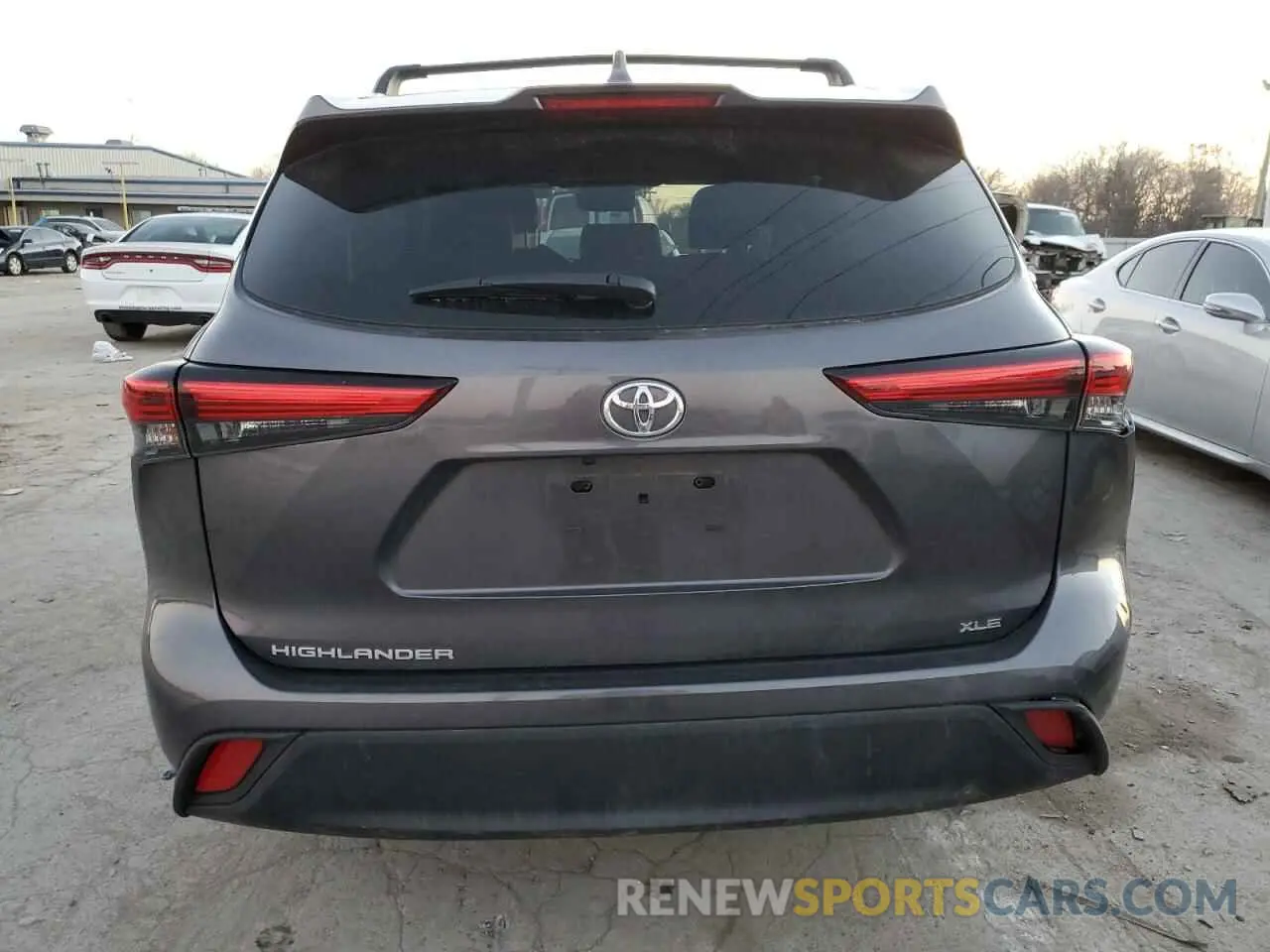 6 fotografías del automóvil dañado 5TDGZRAH4NS543448 TOYOTA HIGHLANDER 2022