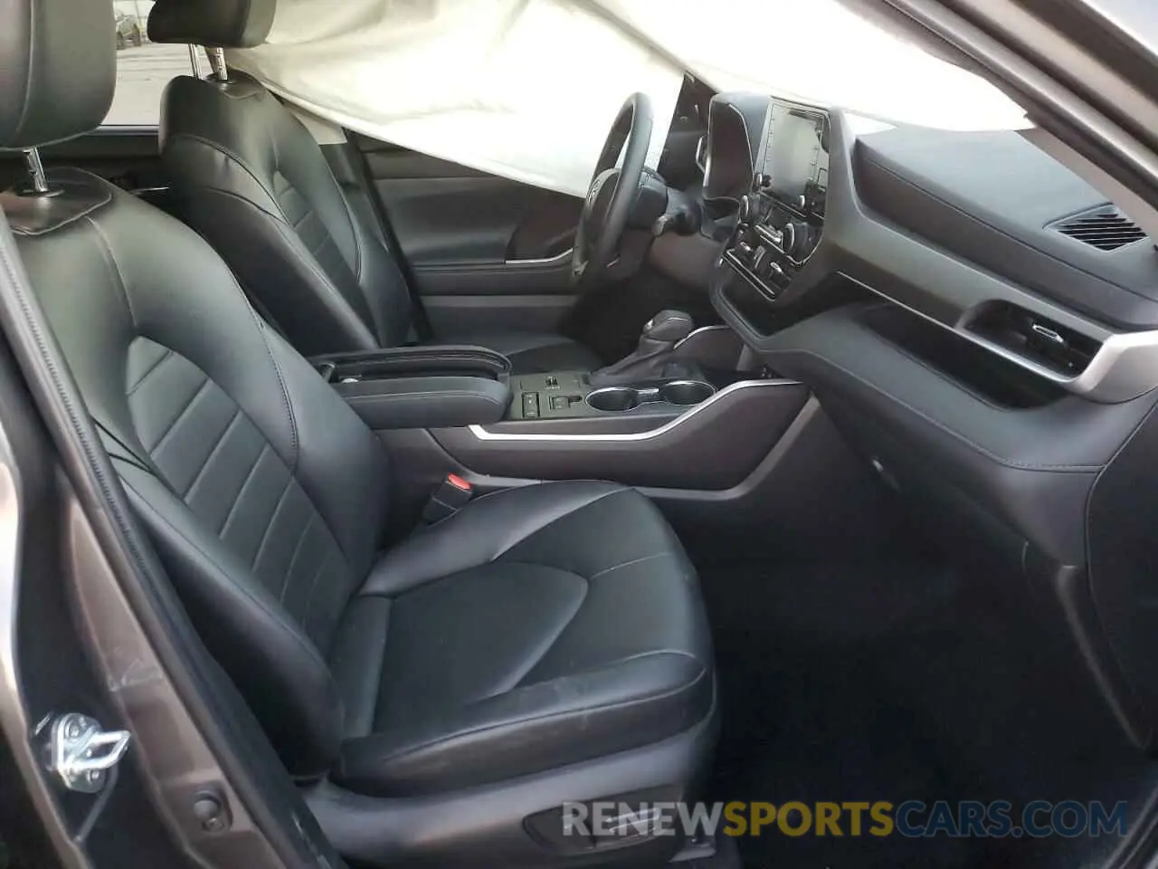 7 fotografías del automóvil dañado 5TDGZRAH4NS543448 TOYOTA HIGHLANDER 2022