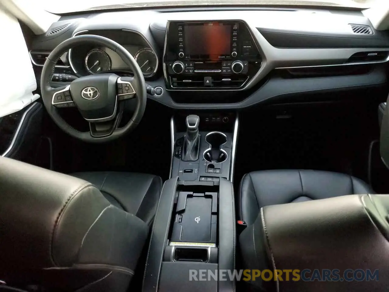 8 fotografías del automóvil dañado 5TDGZRAH4NS543448 TOYOTA HIGHLANDER 2022