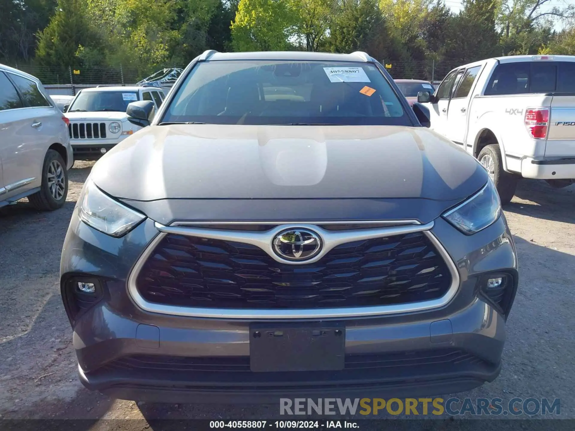 12 fotografías del automóvil dañado 5TDGZRAH5NS110866 TOYOTA HIGHLANDER 2022