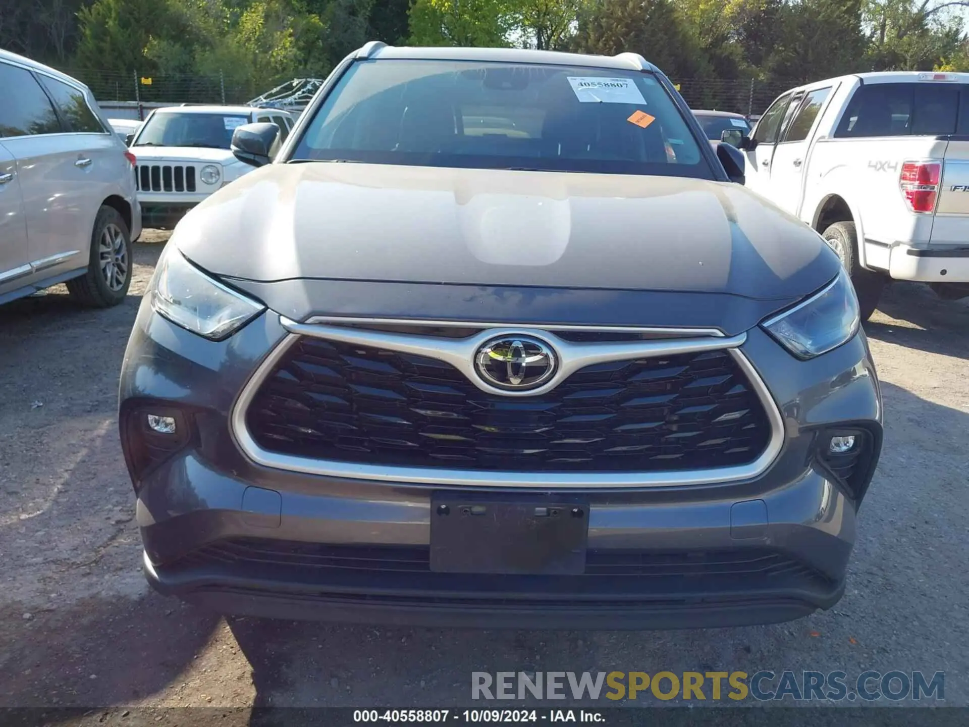 6 fotografías del automóvil dañado 5TDGZRAH5NS110866 TOYOTA HIGHLANDER 2022