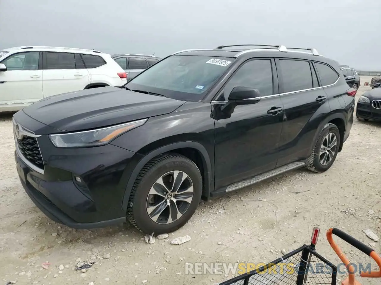 1 fotografías del automóvil dañado 5TDGZRAH7NS126955 TOYOTA HIGHLANDER 2022