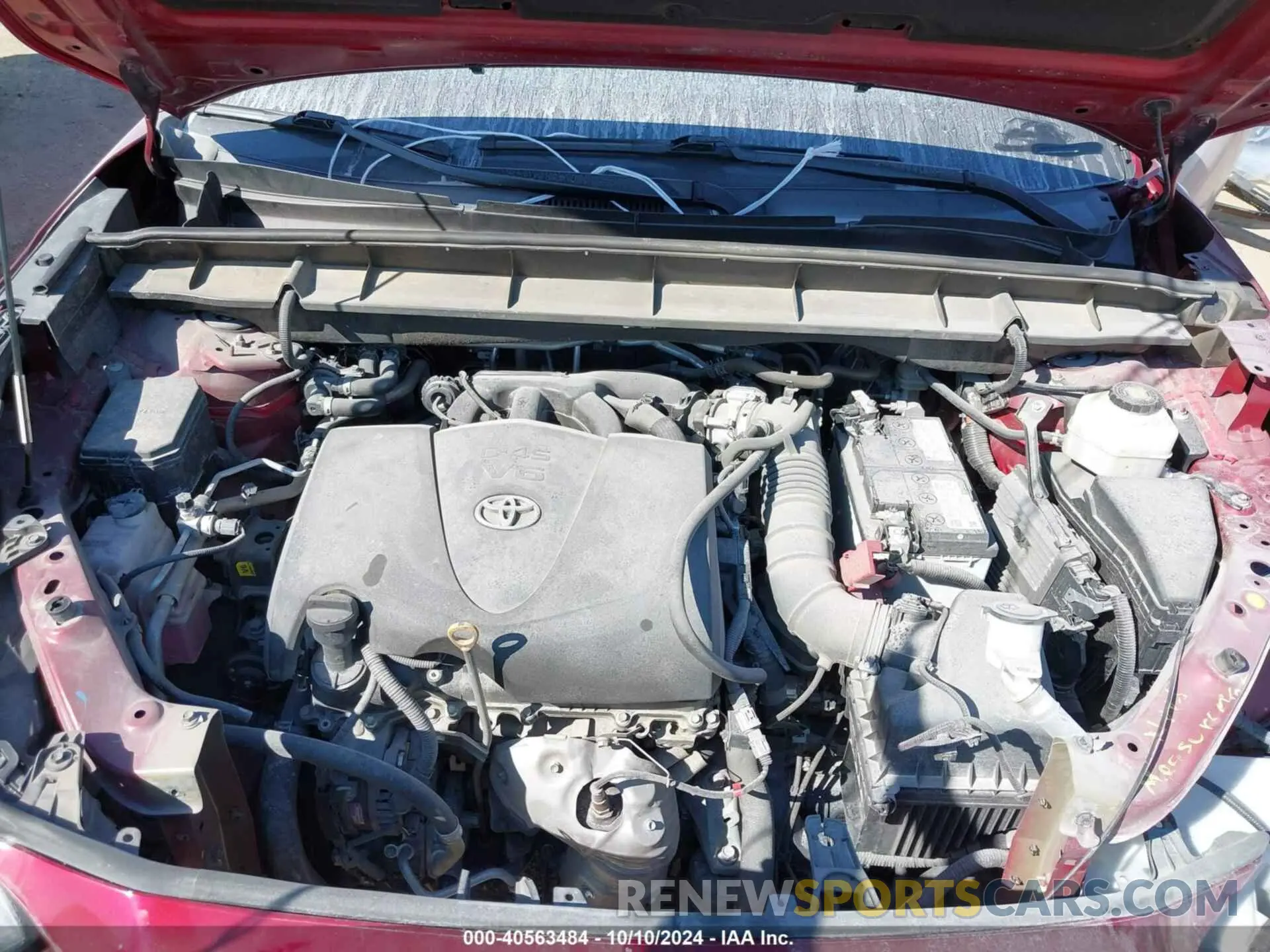 10 fotografías del automóvil dañado 5TDGZRAH7NS542925 TOYOTA HIGHLANDER 2022