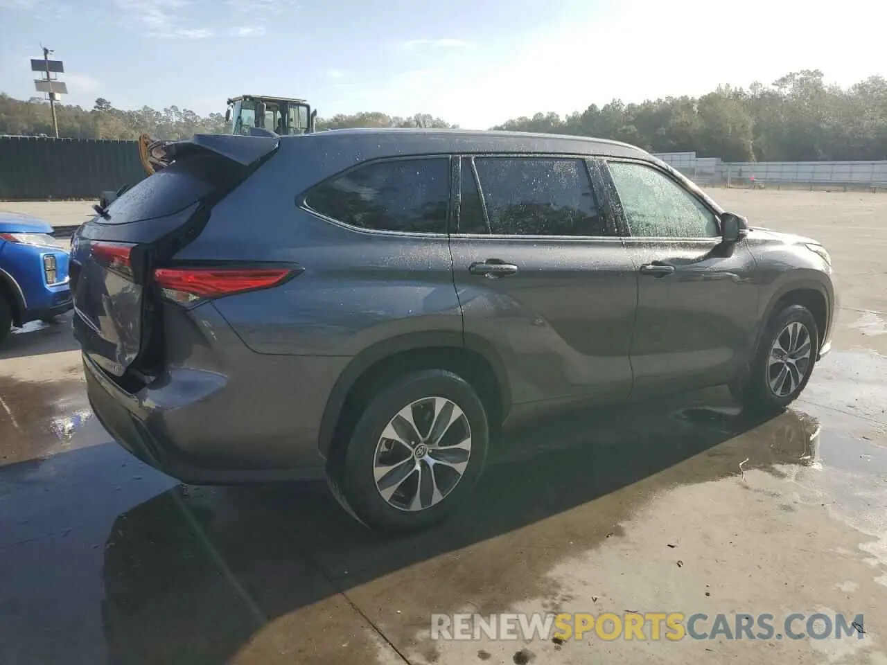 3 fotografías del automóvil dañado 5TDGZRAH7NS556775 TOYOTA HIGHLANDER 2022