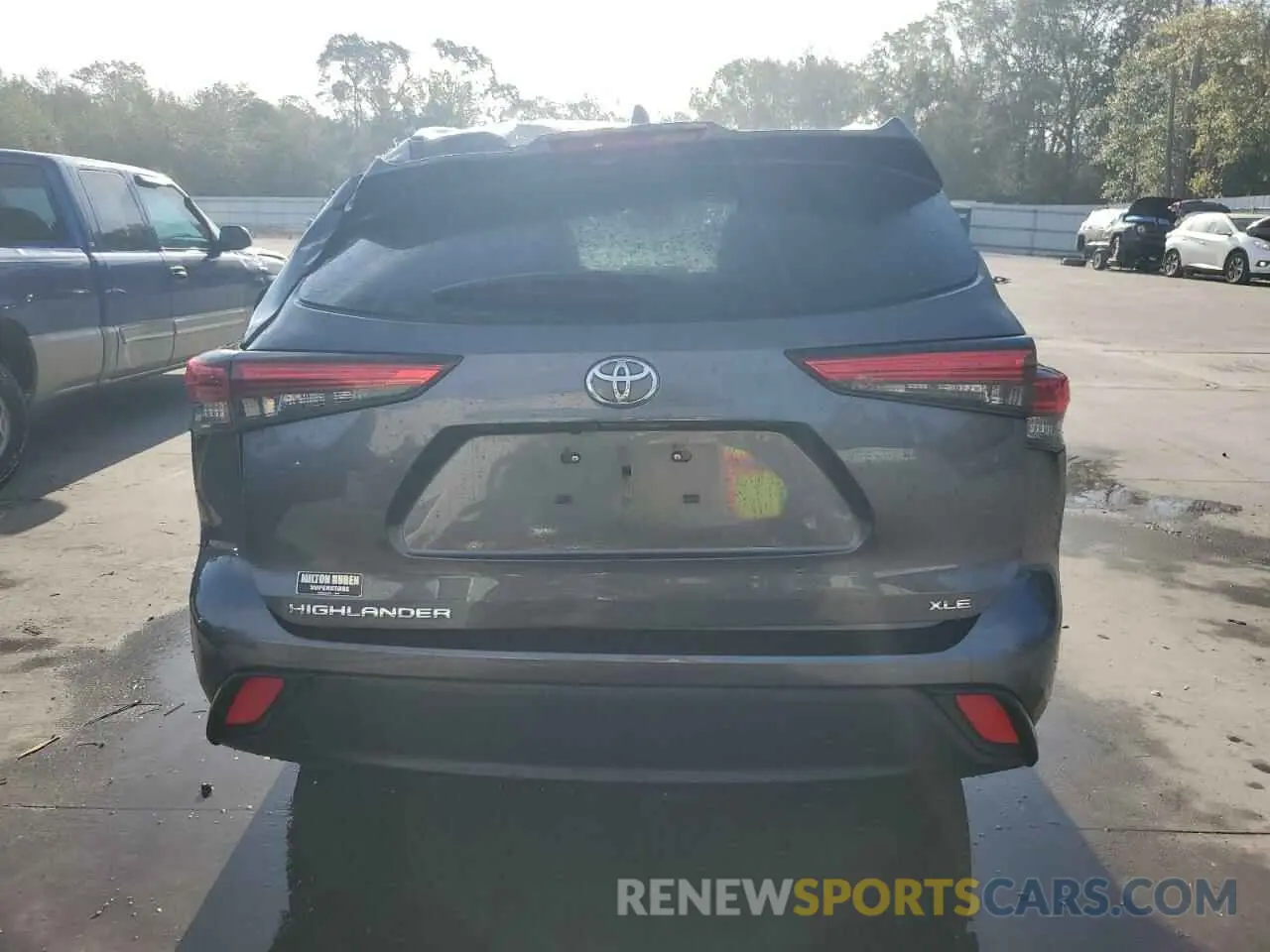 6 fotografías del automóvil dañado 5TDGZRAH7NS556775 TOYOTA HIGHLANDER 2022