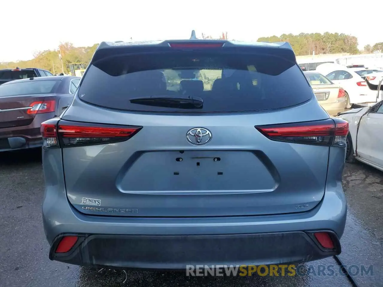 6 fotografías del automóvil dañado 5TDGZRAH8NS094257 TOYOTA HIGHLANDER 2022