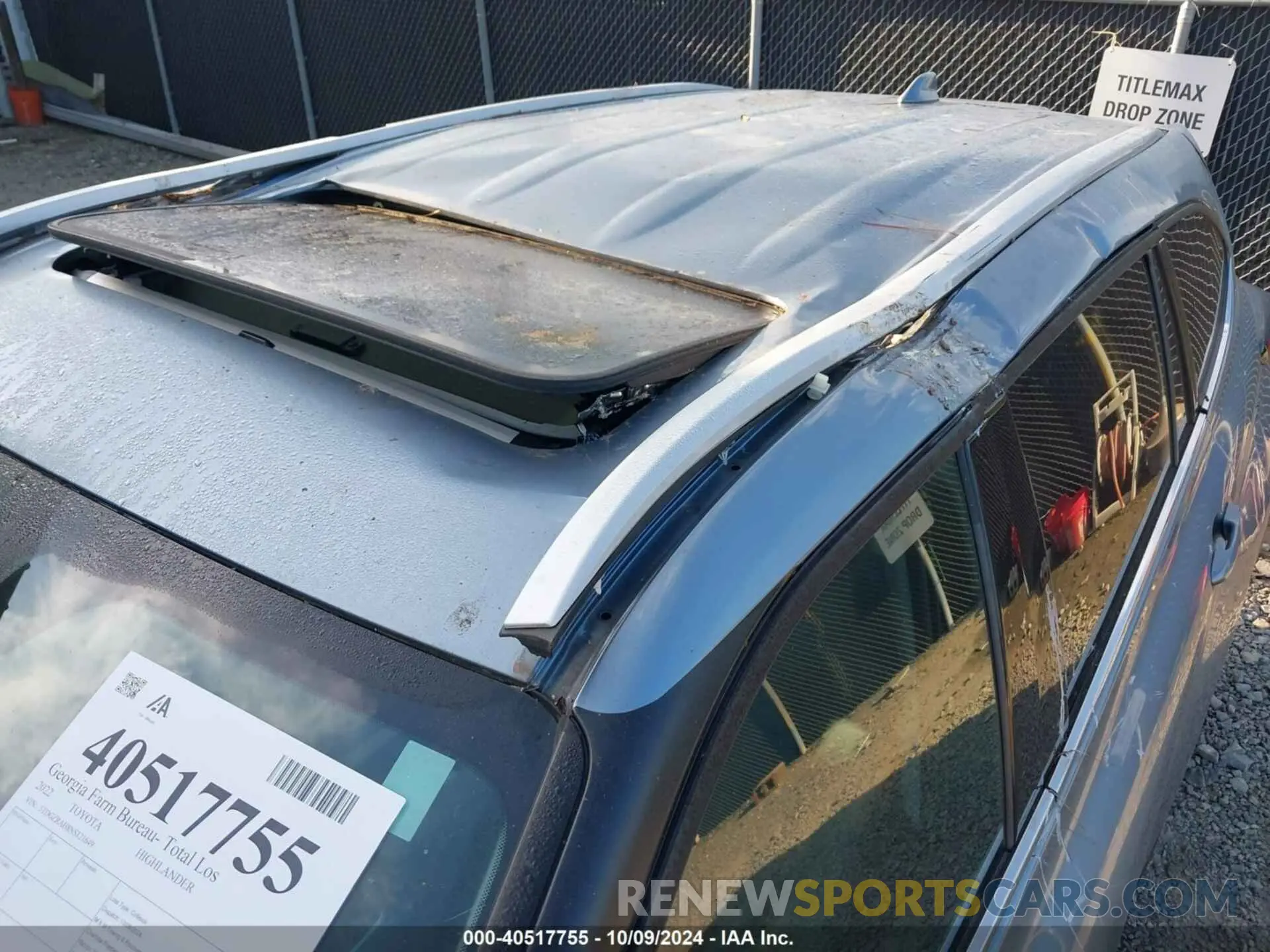 17 fotografías del automóvil dañado 5TDGZRAH8NS121649 TOYOTA HIGHLANDER 2022
