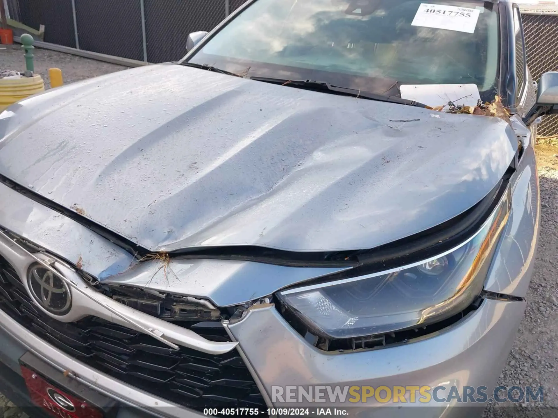 6 fotografías del automóvil dañado 5TDGZRAH8NS121649 TOYOTA HIGHLANDER 2022