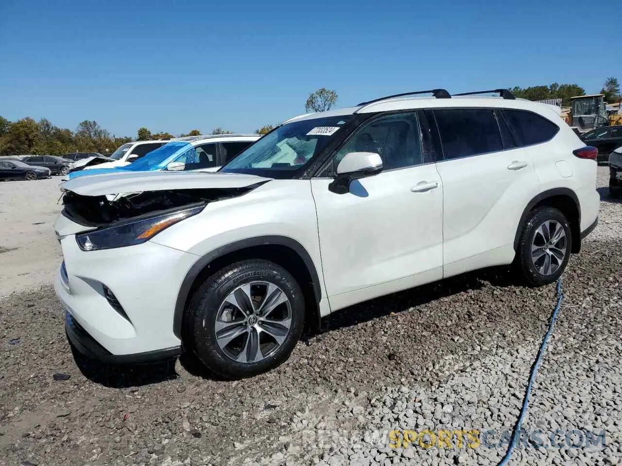 1 fotografías del automóvil dañado 5TDGZRAH8NS539502 TOYOTA HIGHLANDER 2022