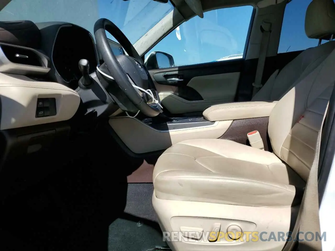 7 fotografías del automóvil dañado 5TDGZRAH8NS539502 TOYOTA HIGHLANDER 2022