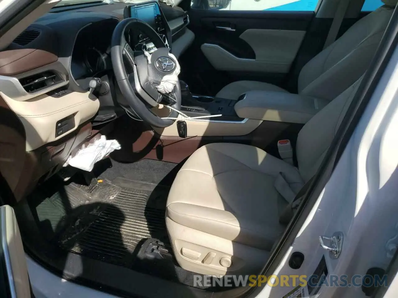 7 fotografías del automóvil dañado 5TDGZRAH9NS092131 TOYOTA HIGHLANDER 2022