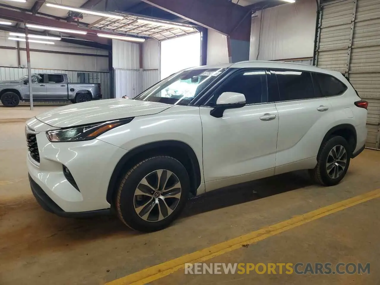 1 fotografías del automóvil dañado 5TDGZRAH9NS093618 TOYOTA HIGHLANDER 2022
