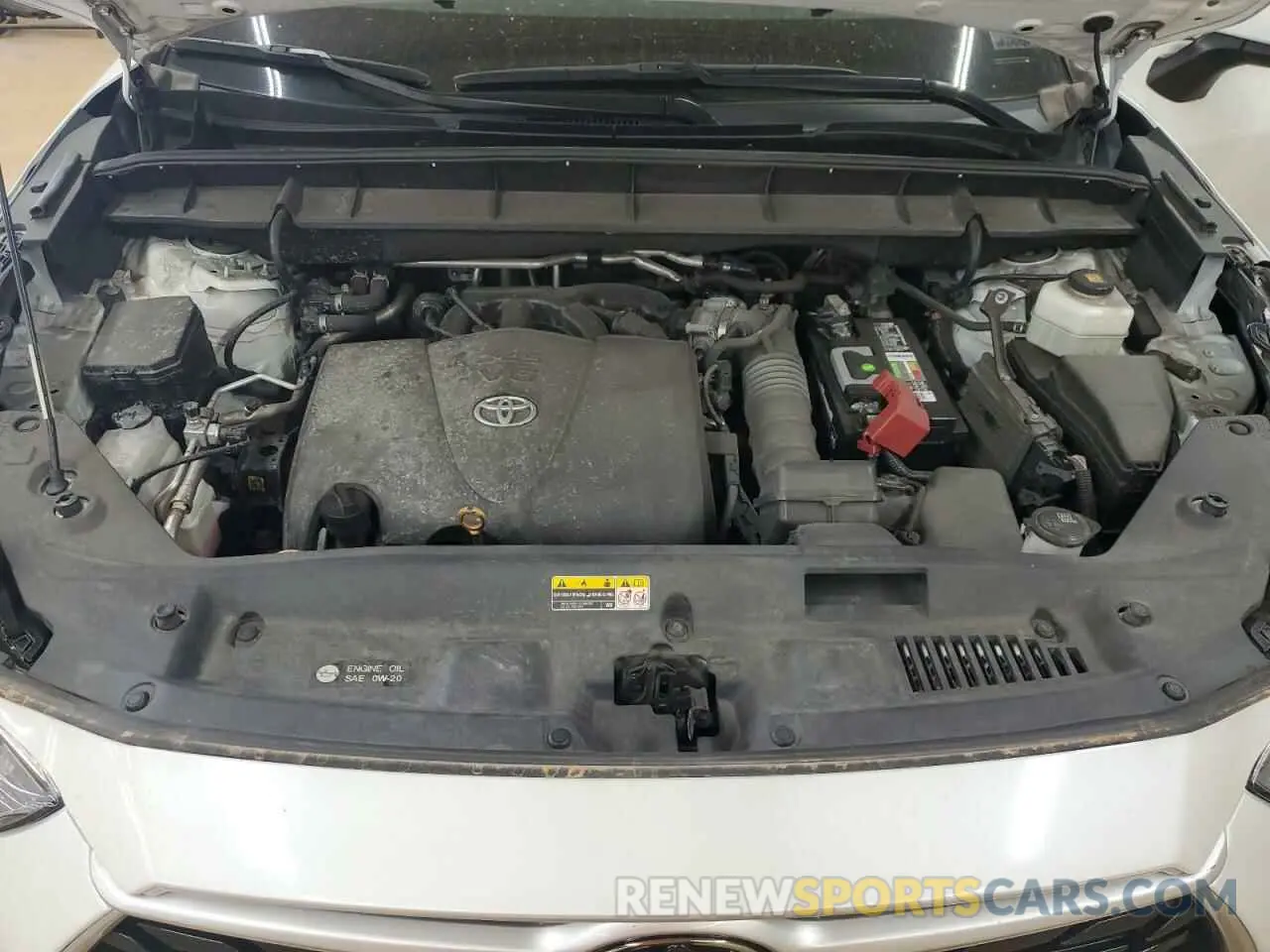 12 fotografías del automóvil dañado 5TDGZRAH9NS093618 TOYOTA HIGHLANDER 2022