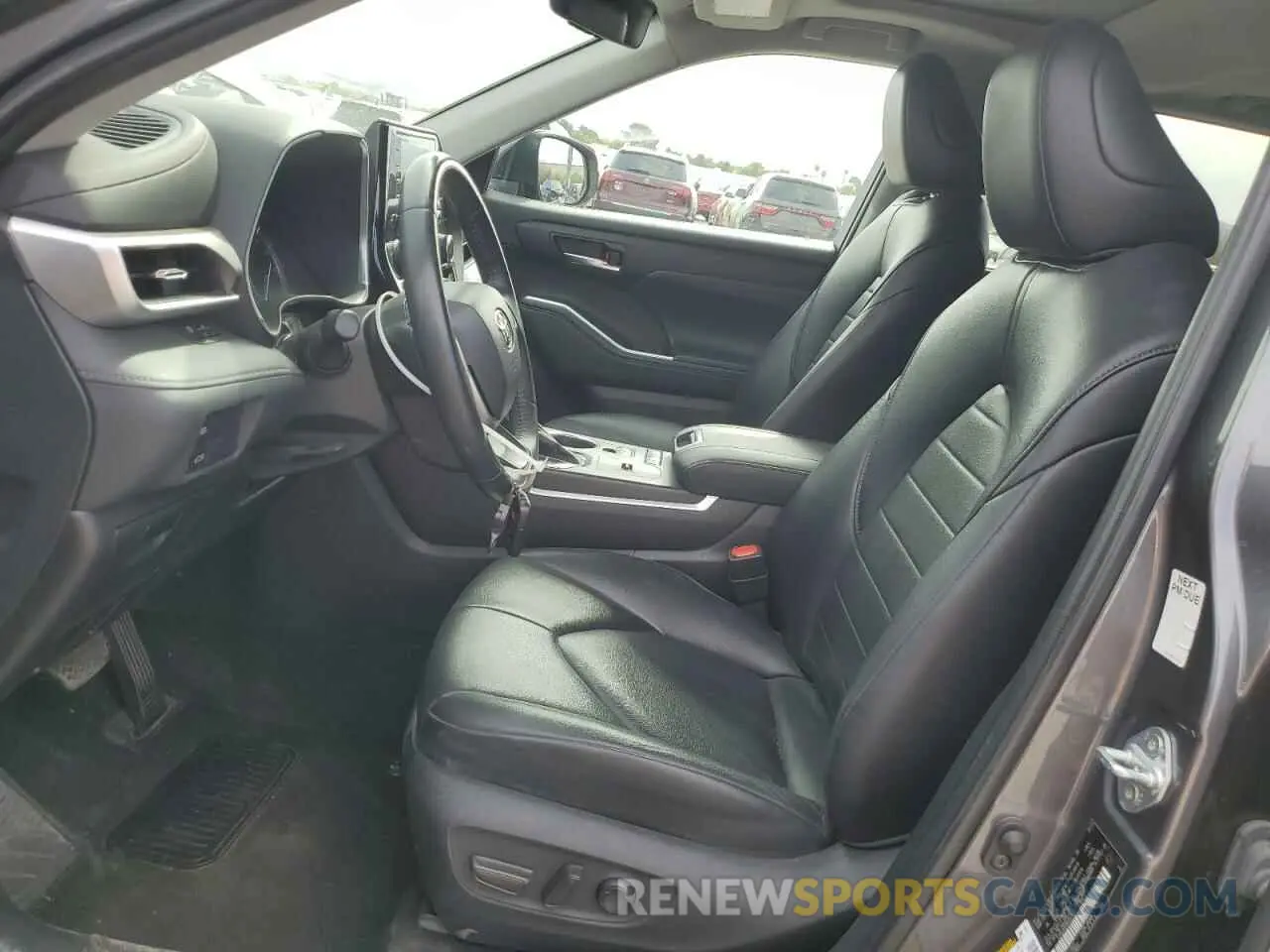 7 fotografías del automóvil dañado 5TDGZRAH9NS547267 TOYOTA HIGHLANDER 2022