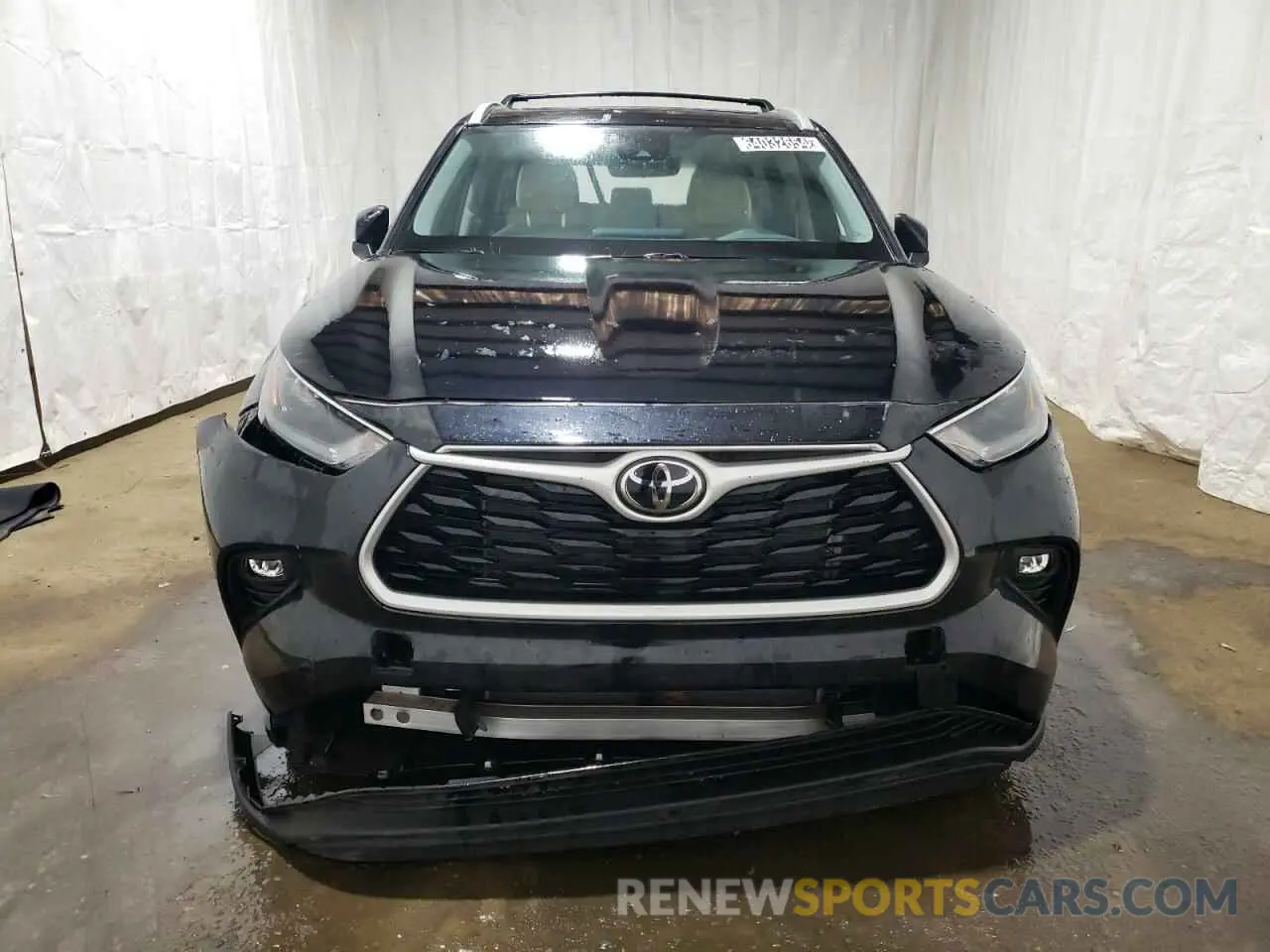 5 fotografías del automóvil dañado 5TDGZRAHXNS135861 TOYOTA HIGHLANDER 2022