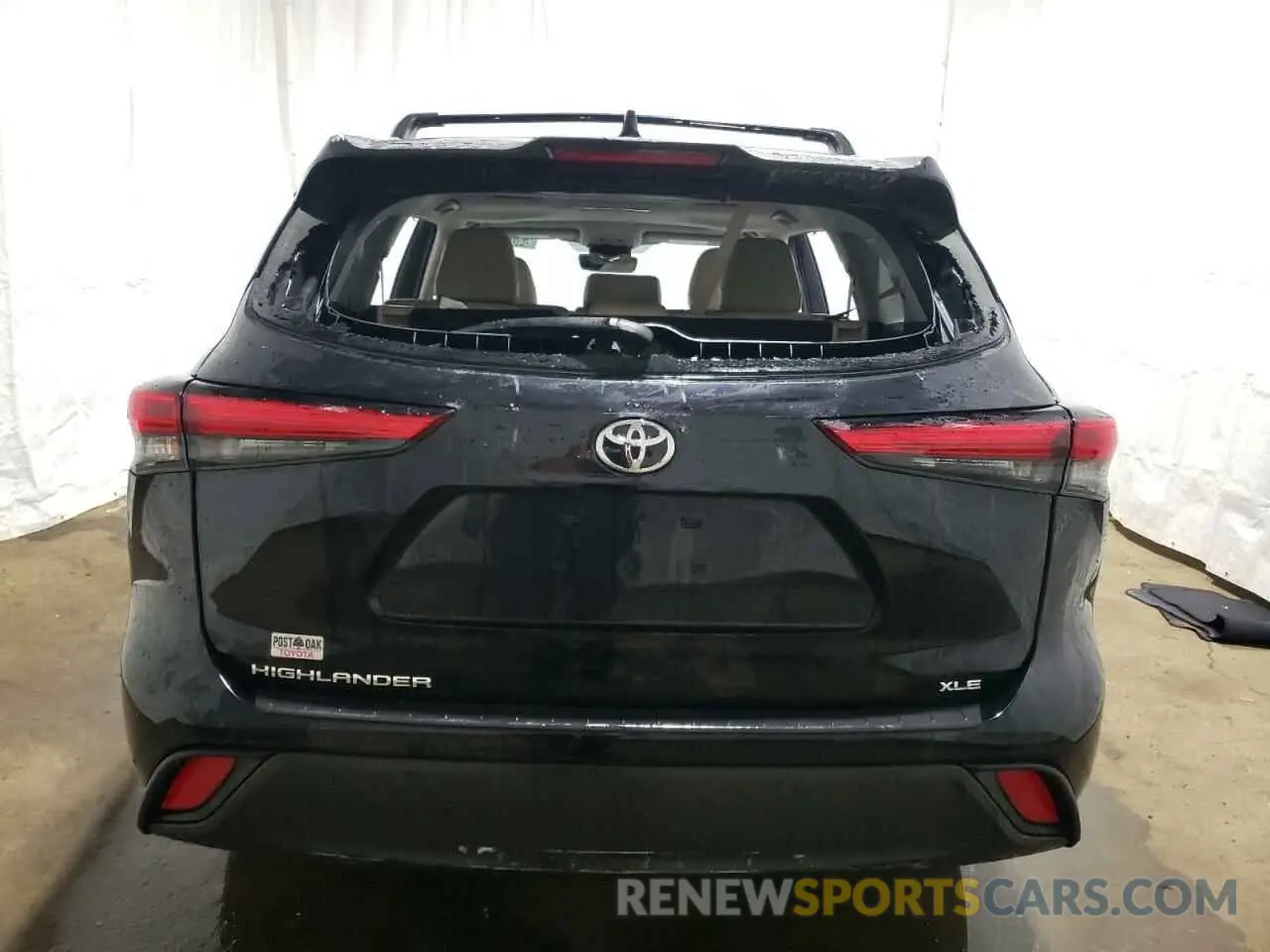 6 fotografías del automóvil dañado 5TDGZRAHXNS135861 TOYOTA HIGHLANDER 2022
