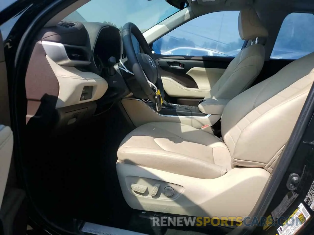 7 fotografías del automóvil dañado 5TDGZRAHXNS135861 TOYOTA HIGHLANDER 2022