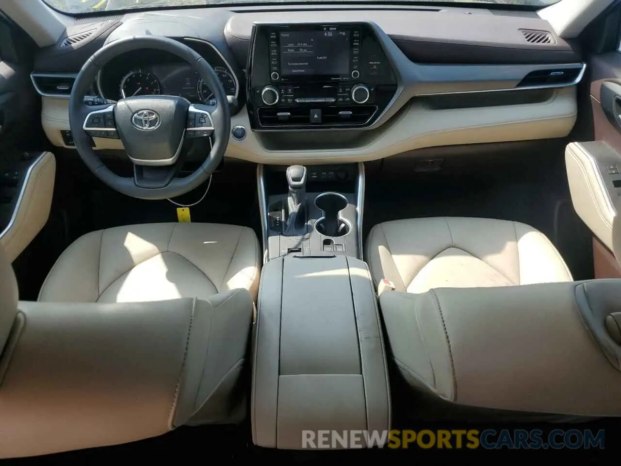 8 fotografías del automóvil dañado 5TDGZRAHXNS135861 TOYOTA HIGHLANDER 2022