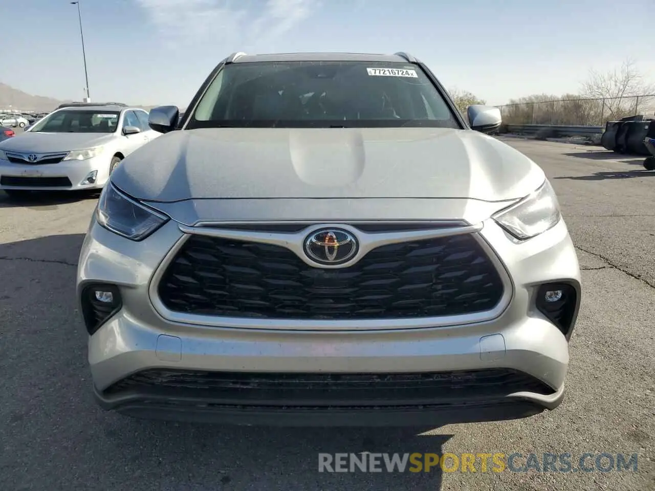 5 fotografías del automóvil dañado 5TDGZRBH0NS242383 TOYOTA HIGHLANDER 2022