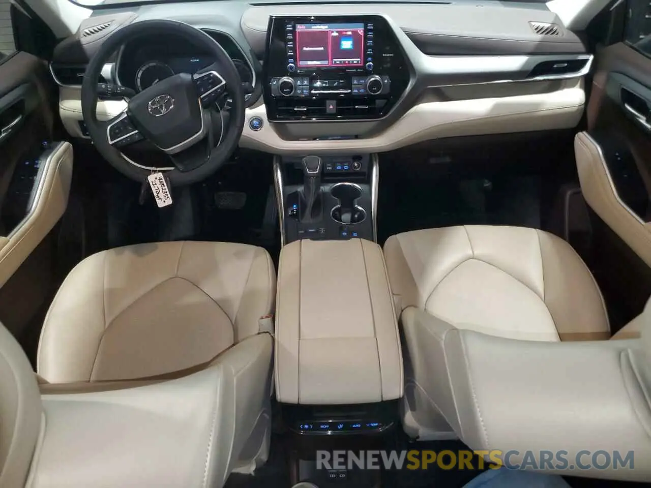 8 fotografías del automóvil dañado 5TDGZRBH0NS587929 TOYOTA HIGHLANDER 2022