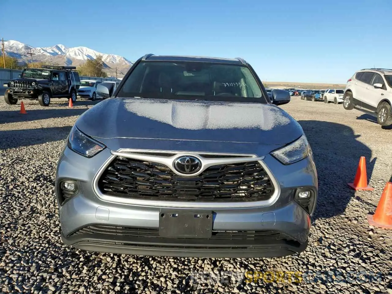 5 fotografías del automóvil dañado 5TDGZRBH1NS177074 TOYOTA HIGHLANDER 2022