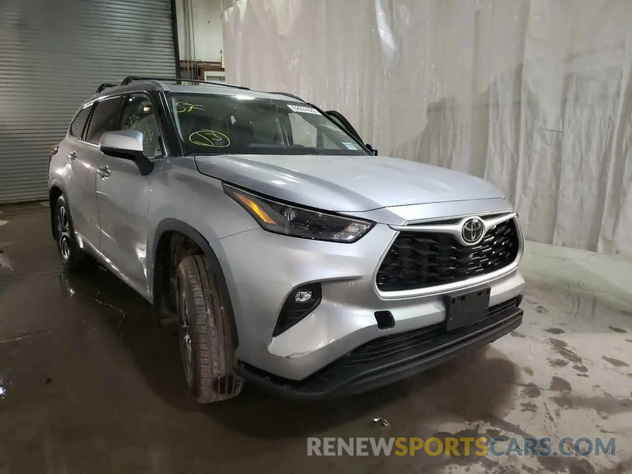 1 fotografías del automóvil dañado 5TDGZRBH1NS245812 TOYOTA HIGHLANDER 2022