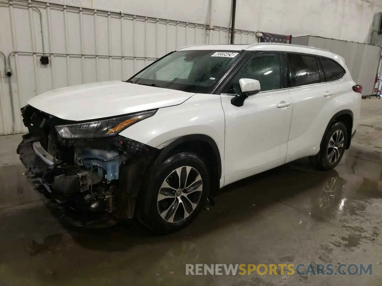 1 fotografías del automóvil dañado 5TDGZRBH1NS567348 TOYOTA HIGHLANDER 2022