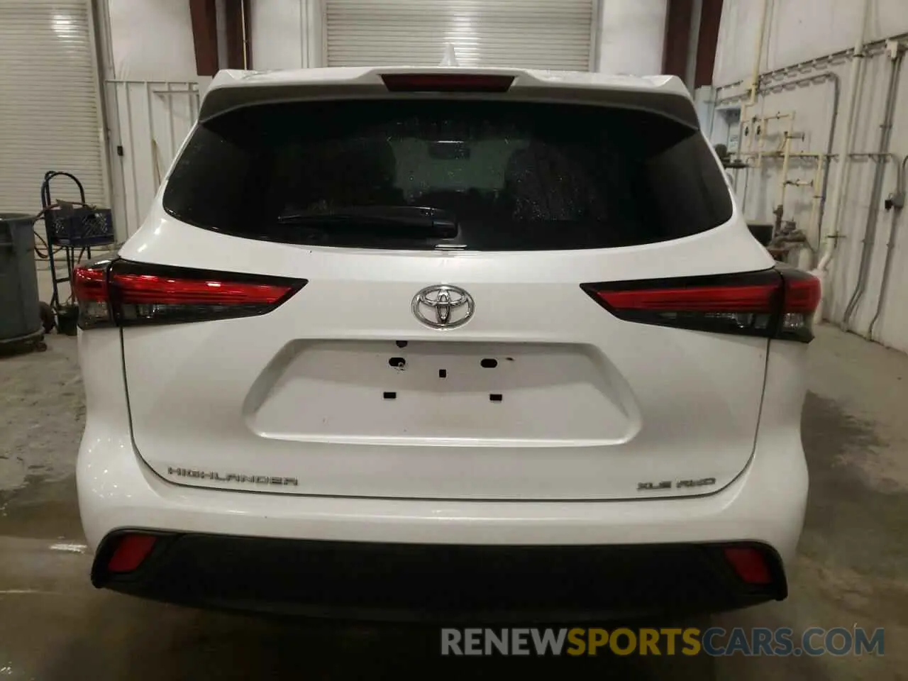 6 fotografías del automóvil dañado 5TDGZRBH1NS567348 TOYOTA HIGHLANDER 2022