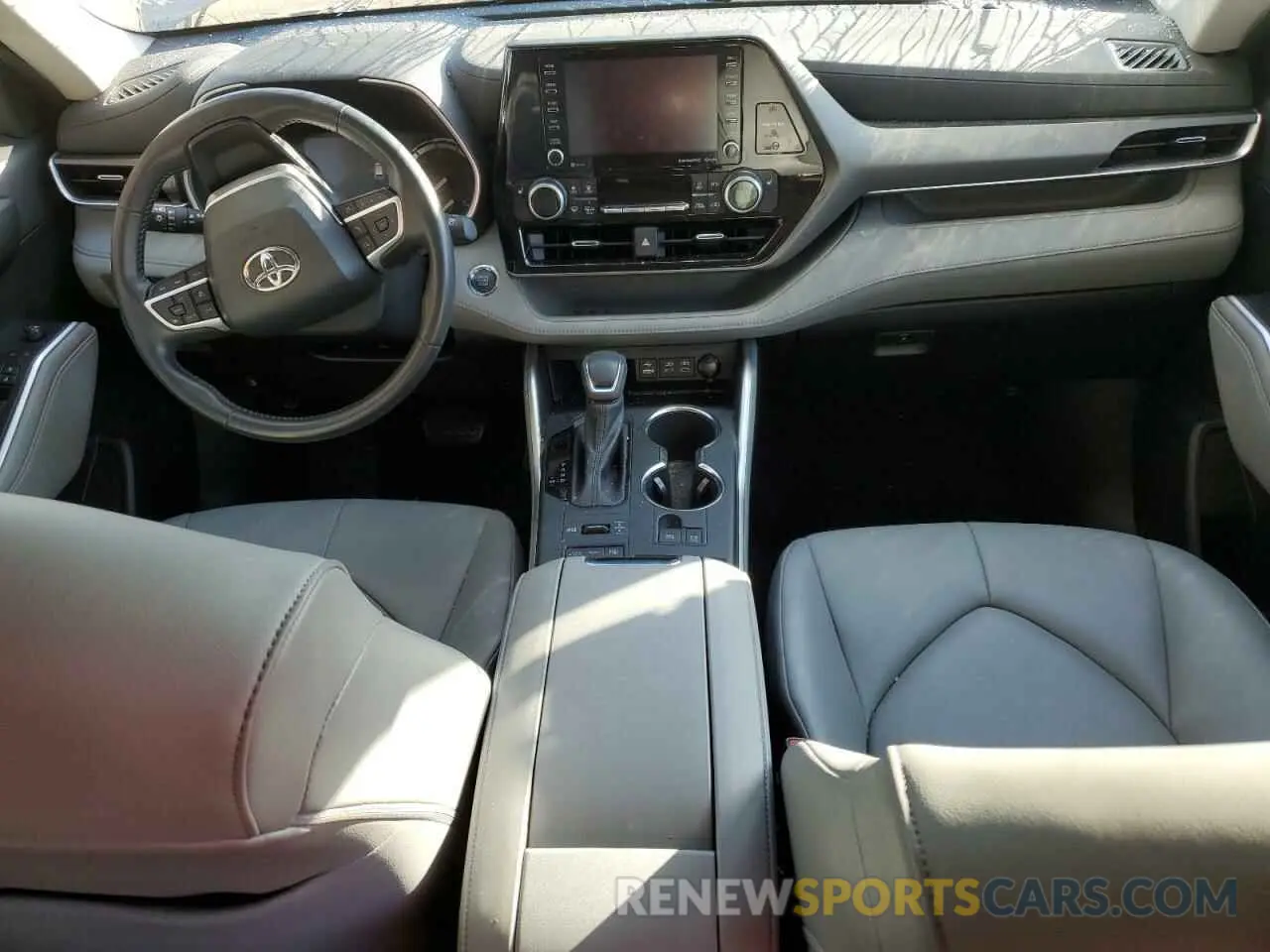 8 fotografías del automóvil dañado 5TDGZRBH2NS177116 TOYOTA HIGHLANDER 2022