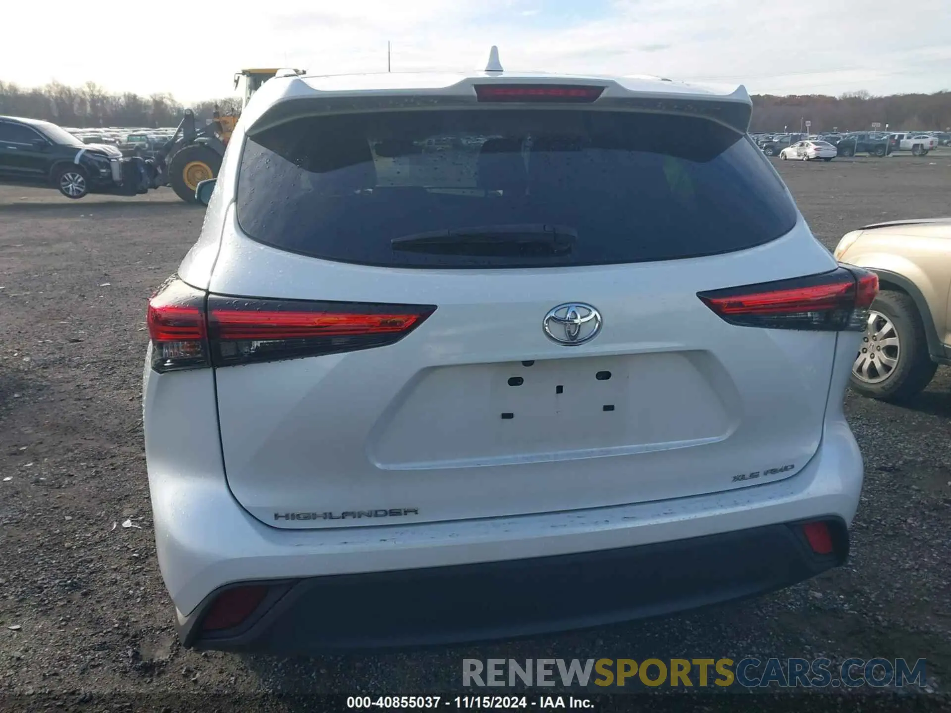 16 fotografías del automóvil dañado 5TDGZRBH2NS193025 TOYOTA HIGHLANDER 2022