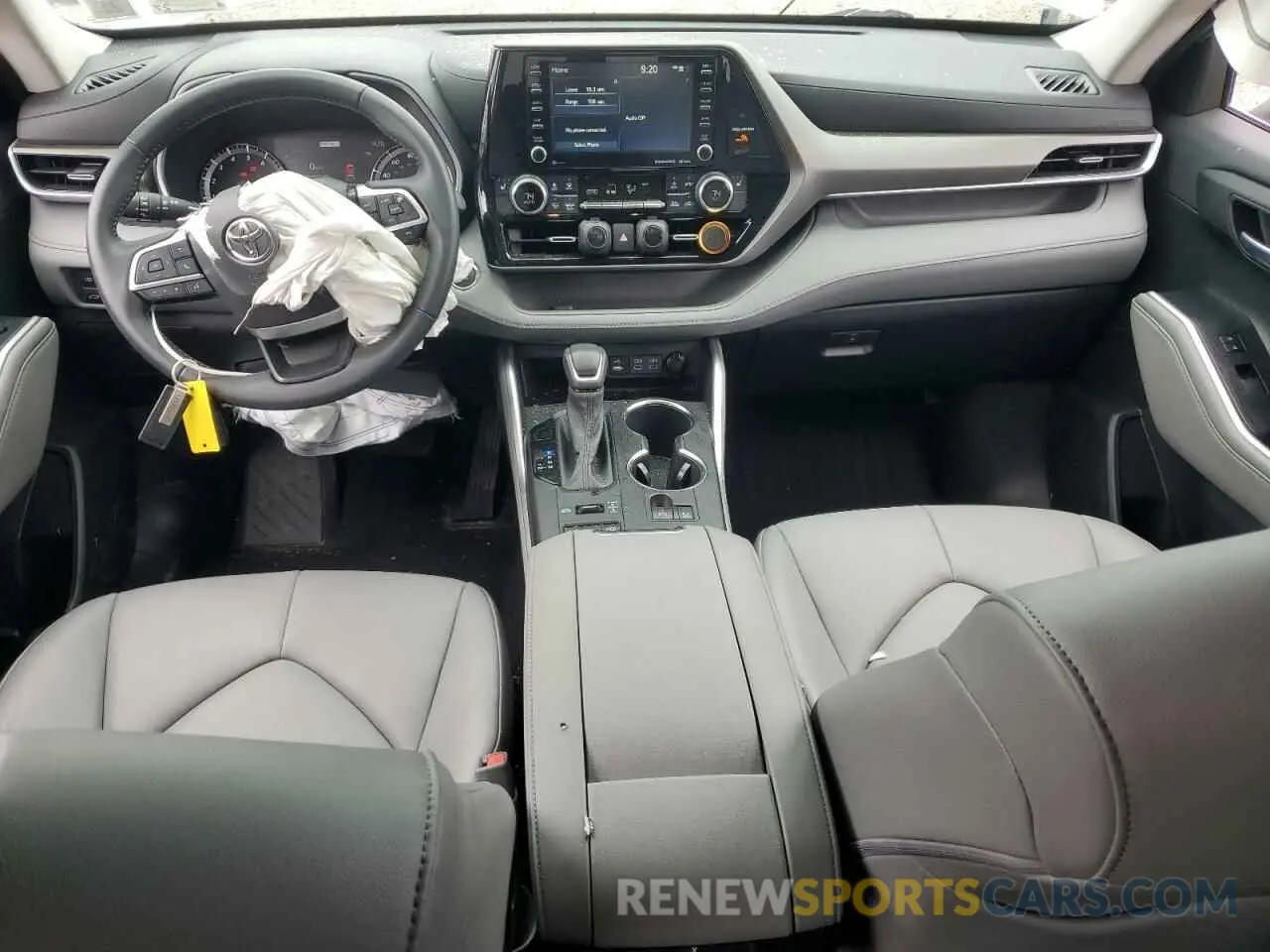 8 fotografías del automóvil dañado 5TDGZRBH2NS199388 TOYOTA HIGHLANDER 2022